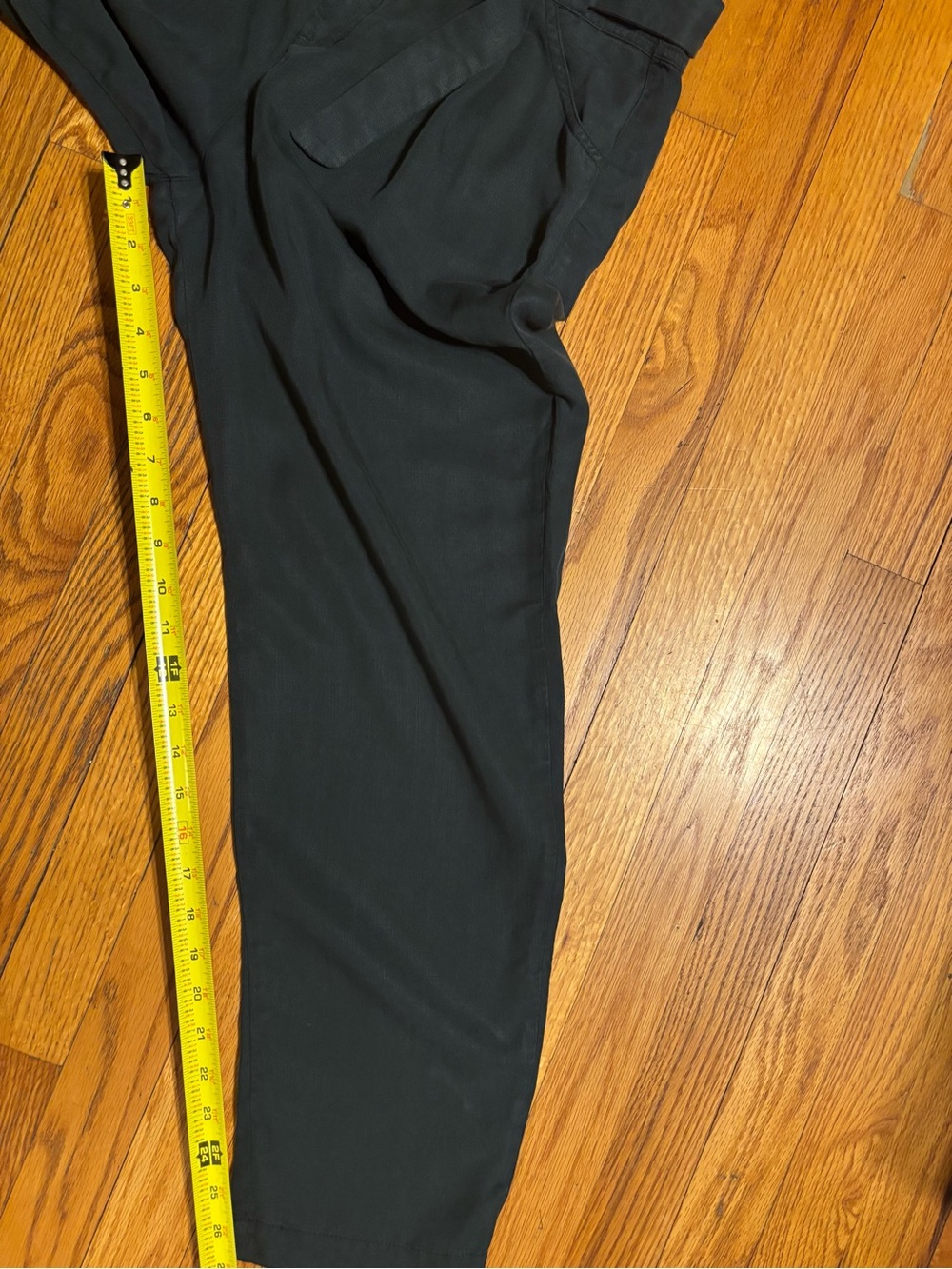 Women’s High-Waist Paperbag Chino Pants With Wooden Belt — image 8 of 8